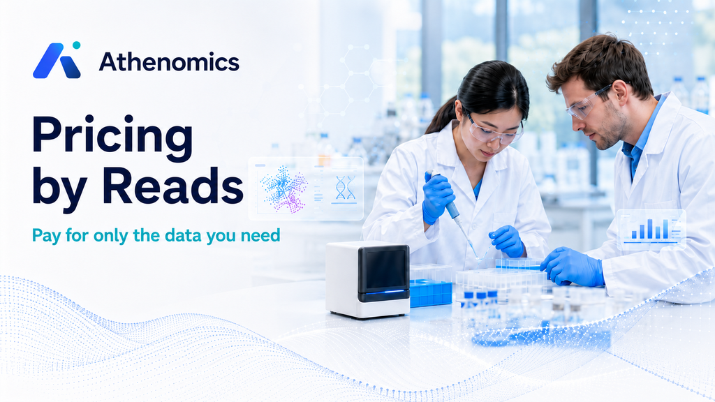 Athenomics single-cell service poster